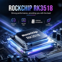 Boîtier TV Android 14.0 Wifi 802.11n 2.4GHz Blanc H96 MAX 3518B Résolution 4K Vidéo 3D Smart TV BOX