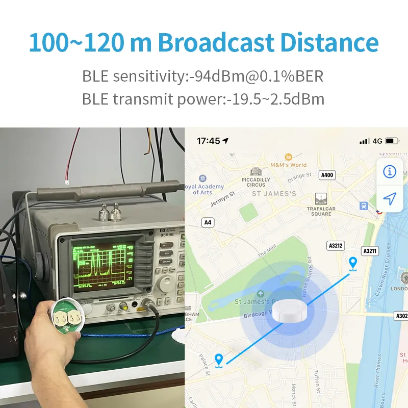 لوحة إشارة DX-SMART مدعمة بالبلوتوث إديستون أي بيكون BLE 5.1 لوحة إشارة إشارة إشارة إشارة القرب وحدات التشغيل الآلي لإنترنت الأشياء الداخلي