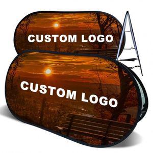 Custom Portable Double-Sided Advertising Board for Outdoor Stadium Enclosure & Sports Hall Folding Pop-up Banner <b>Frame</b> - Product Image 5
