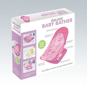 <span class=keywords><strong>Support</strong></span> de siège de bain pour bébé de couleur rose Deluxe confortable pour bébés filles - Product Image 1