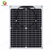 SUNSUN ETFE Halbflexibles Solarmodul 20W 18V 22% Effizienz Leichtgewicht Einfache Installation für 4x4 Camping Netzstromanwendung