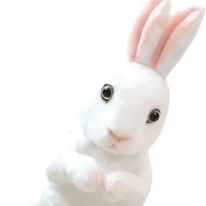 Rabbit Doll Stuffed Bunny Toy Plush Girls Gift Plush Animals Bunny Animal Small Adorable Children Toy Household