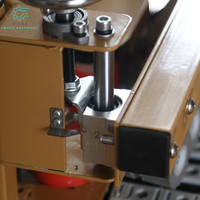 WANJIA Machine à plaquer les chants automatique Petite machine à plaquer les chants manuelle Collage double face Machine à plaquer les chants portable Travail du bois