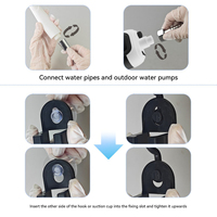 2025 Hot Seller 2000mAh Douche de camping en plein air portable avec pression d'eau réglable pour les voyages à la plage et le camping