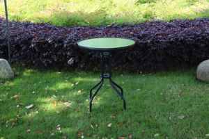 Tavolo da Caffè Personalizzato per Esterni in Vetro e Ferro con <span class=keywords><strong>Mosaico</strong></span>, Tavolo da Giardino per Eventi, Arredamento da Patio, Sala da Pranzo, Cortile, Parco - Product Image 2