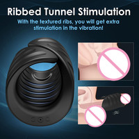 APP-gesteuerter Penis-Trainings-Vibrator, Männlicher Masturbator, Vibrations-Stroker, Eichel-Trainer-Stimulator, Sexspielzeug für Herren, Erwachsenen-Artikel