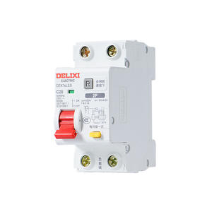 Disjoncteur miniature Delixi 25A avec protection contre les fuites 1P domestique 220V petit 3P 4P+N Leaki - Product Image 1