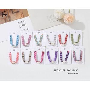 Braccialetto Intrecciato con Conchiglie Pulsera 12 Pezzi Braccialetti di Moda Fatti a Mano - Product Image 1