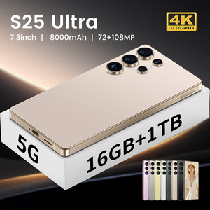 OEM Vente chaude Original S25 ultra 16 Go + 1 To Débloqué 7,3 pouces Écran plein écran Mobile 5G Vidéo Smartphone intelligent - Product Image 6