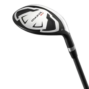 Mazze da Golf ibride Mazel Spot Black 21 gradi, set ibrido olf club destro