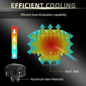 Barra de Luz LED de Trabajo de 4 Pulgadas, 20W, Luz Deportiva LED, Faros Delanteros <span class=keywords><strong>para</strong></span> Motocicleta, 6000K 3000K, Lámpara Antiniebla <span class=keywords><strong>para</strong></span> Auto, IP68, 12V, Luz Deportiva LED - Product Image 5