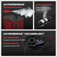 S14AutoLine Pro HyperSmoke EVAP Détecteur de fuite de vide alimenté en courant continu, machine à fumée automobile en métal, Chine 12.7x7.7x10.2cm
