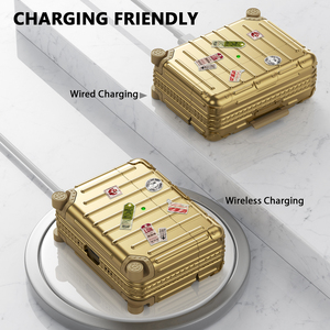 Étui antichoc en TPU et PC peint UV écologique pour écouteurs, compatible avec les modèles <span class=keywords><strong>2</strong></span> et 3, avec recharge <span class=keywords><strong>sans</strong></span> <span class=keywords><strong>fil</strong></span> – Vente en gros OEM - Product Image 5