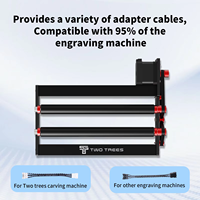 Nouveau module d'axe Y rotatif TWOTREES TR3 pour machine de gravure laser série TTS, laser diode 450 nm, garantie 1 an