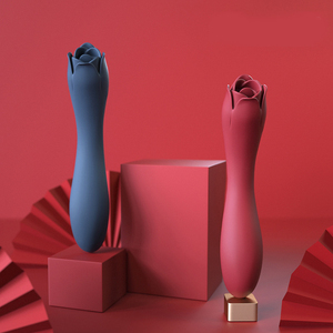 Nuevo Vibrador Rosa, Vibrador Dildo para Mujeres, Masajeador de Punto G, Vibrador con Forma de Rosa, Máquina Sexual Vaginal, Juguetes Sexuales para Mujer, Vibrador con Función de Lamido - Product Image 1