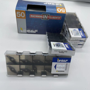 Plaquette en carbure de tungstène VCMT 221-SM IC908 Iscar, plaquettes de tournage CNC, revêtement OEM PCD/PCBN/CBN/CVD, super dure - Product Image 3