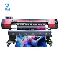 Autocollants de voiture, 1.6m, Xp600, DX5, en vinyle, pour impression de banderoles flexibles, machine à jet d'encre, imprimante soluble écologique