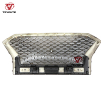 TEYOTE Accessoires Extérieurs Modifiés Grille Avant Noire Compatible avec HYUNDAI Palisade 19-22 Améliorée