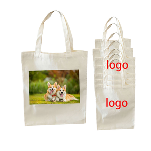 <span class=keywords><strong>Bolso</strong></span> Tote promocional personalizado, bolsos de hombro de lona ecológicos con impresión por sublimación, bolsos Tote con logotipo personalizado - Product Image 1