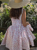 Mode fleur imprimé doublure Mini robes femmes Spaghetti sangle dos nu a-ligne robes décontractées robe d'été pour femmes