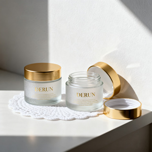 IT può essere confezionato <span class=keywords><strong>in</strong></span> un vasetto di <span class=keywords><strong>vetro</strong></span> satinato personalizzato con tappo argentato, adatto per crema per il corpo <span class=keywords><strong>in</strong></span> formato da 30g, 50g, 100g. - Product Image 3