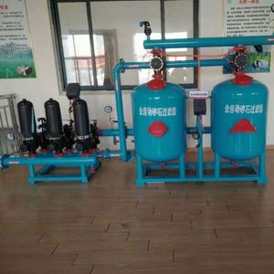 Cát lọc than hoạt tính lọc thủy lợi đa phương tiện Lọc Cát tự động bằng tay SS bể lọc loại bỏ bùn - Product Image 2