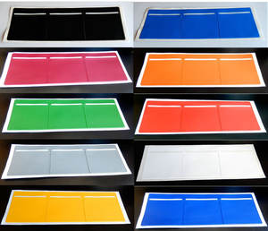 Porta Discos de Impuestos Triple, Impresión Personalizada, Porta Discos de <span class=keywords><strong>Seguro</strong></span> de Parabrisas Negro para Automóviles, Camionetas, Taxis, Porta Discos de Licencia de Bolsillo - Product Image 2