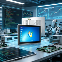 Layar Sentuh Android RCOMPT Custom 8 Inch All in One PC, Layar Digital Signage dan Display Sentuh untuk Luar Ruangan