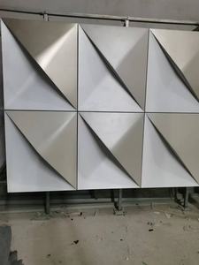 Изготовленный на заказ производитель декоративных изолированных перфорированных алюминиевых потолочных панелей полированный фторуглеродный резной фасад - Product Image 4