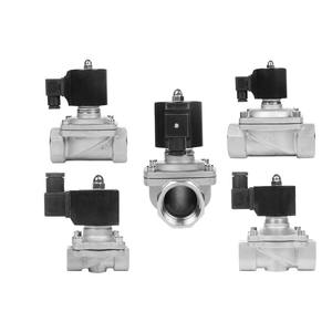 אוטומטי 24VDC 220VAC 2 דרך אוויר מים נירוסטה חשמלי סולנואיד <span class=keywords><strong>valve</strong></span> - Product Image 4