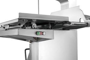 Découpeuse professionnelle de <span class=keywords><strong>scie</strong></span> d'<span class=keywords><strong>os</strong></span> de boucher de bande de viande de J-380 pour l'usage de restaurant avec le moteur fiable - Product Image 4