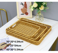 BPA-vrije, milieuvriendelijke plastic rieten fruit- en snack schaal, synthetische rotan mand, moderne stijl, multifunctioneel, voor het serveren van eten, geweven van riet.
