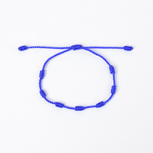 2025 gros Style bohème 7 noeuds rouge <span class=keywords><strong>corde</strong></span> Wrap à la main mignon porte-bonheur religieux alliage bijoux cadeau pour femmes hommes - Product Image 4