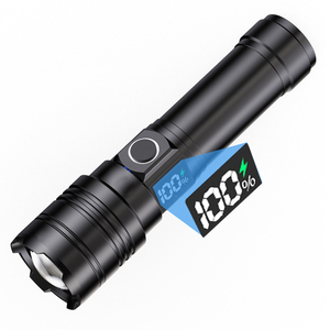 Заводская низкая цена Алюминиевый светодиодный фонарик цифровой дисплей напряжения белый лазерный источник света фонарик - Product Image 5