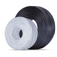 Câbles électriques en Pvc à 2 fils, vente en gros, longueur 26, 24, 22, 20/18 AWG, matériau conducteur en cuivre, vente en gros