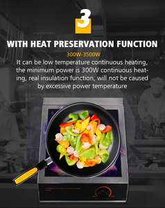Cuisinière à induction de haute qualité, nouvelle technologie, économie d'énergie, pour cuisine commerciale, cuisinière à induction commerciale - Product Image 5