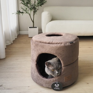 Peppy Buddies Lit tunnel pour chat de haute qualité Cachette de chat d'intérieur universelle pour toutes les saisons <span class=keywords><strong>Cave</strong></span> à chat - Product Image 6