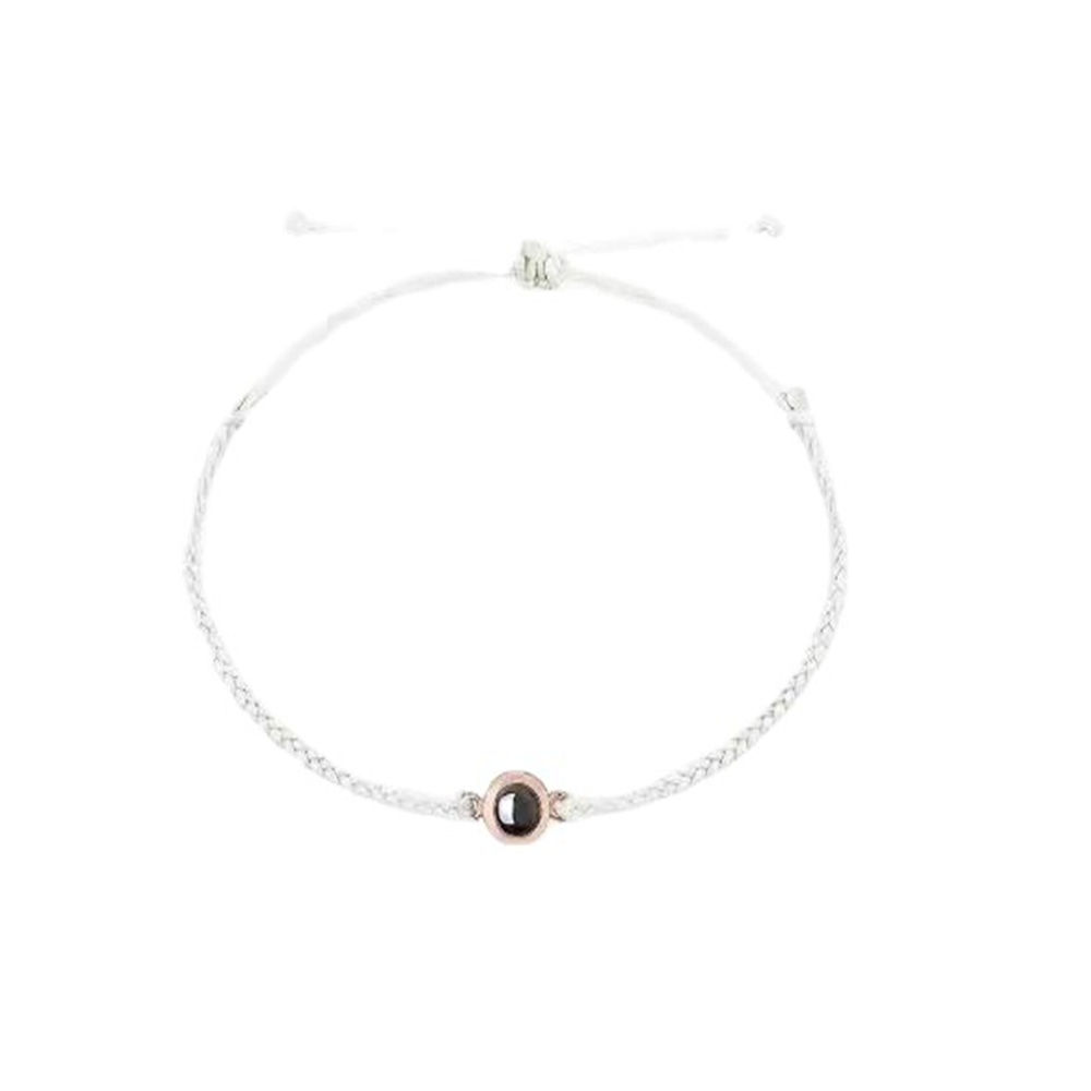 De oro rosa + blanco pulsera