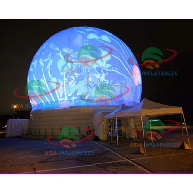 Гигантский надувной проекционный купол палатка 360 градусов купол проекционный план