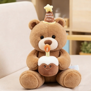 Nuevo Oso de Peluche Súper Suave, Regalo de Cumpleaños y San Valentín, Almohada con Relleno de Algodón PP para Niños Pequeños (0-24 Meses) - Product Image 1