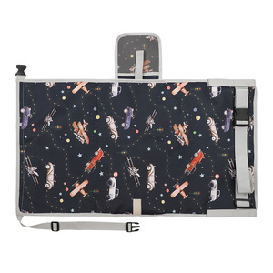 Cuscino Estensibile per Sedile <span class=keywords><strong>Aereo</strong></span> per Bambini, Poggiapiedi da Viaggio con Design Cartone Animato, per Neonati e Bambini - Product Image 1