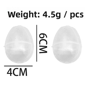 Fournitures <span class=keywords><strong>de</strong></span> fête en gros. Petite taille. Œufs <span class=keywords><strong>de</strong></span> Pâques en plastique creux <span class=keywords><strong>de</strong></span> 4*6 cm, remplis <span class=keywords><strong>de</strong></span> bonbons, <span class=keywords><strong>de</strong></span> <span class=keywords><strong>chocolat</strong></span>, <span class=keywords><strong>de</strong></span> jouets, œufs <span class=keywords><strong>de</strong></span> Pâques. - Product Image 2
