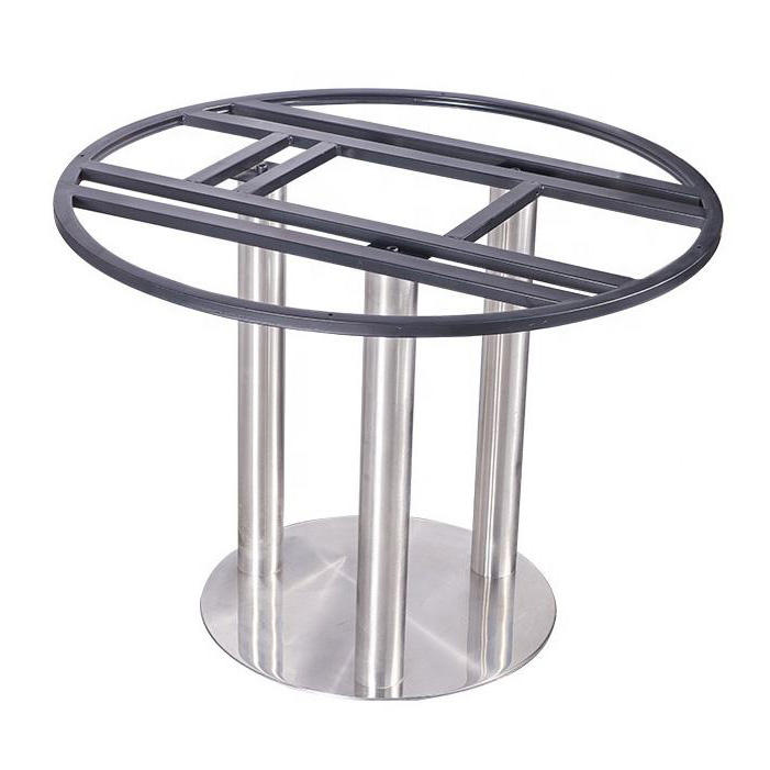 Table Base Industrial Modern Chrome Decorative Furniture Round Coffee ...