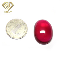 Cabochon ovale taille #5 corindon pierre de rubis prix laboratoire culture rubis pierre précieuse en vrac