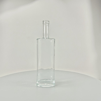 Botol Anggur Silinder 750ml dengan Tutup Gabus, Finishing Matte, Kaca Super Flint