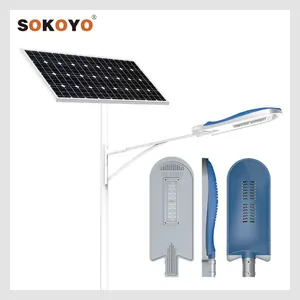 Solar Lights Outdoor Street Lights SOKOYO 12V Split Die Cast 30 Watt Outdoor Lampadaire Solaire Solar Led Street Light With Pole