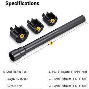 VIKTEC interior Barra de herramienta de eliminación de Kit para <span class=keywords><strong>Honda</strong></span> Ford, Chrysler GM con doble barra de herramienta y 3 adaptadores - Product Image 3