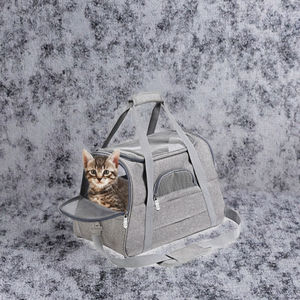 กระเป๋าใส่สัตว์เลี้ยงแบบพกพาที่ได้รับการรับรองจากสายการบินกระเป๋าใส่สัตว์เลี้ยงกระเป๋าเดินทางสำหรับสัตว์เลี้ยง - Product Image 3