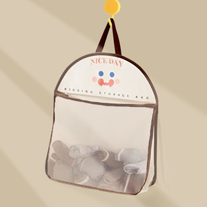 Multifunctional door-mounted storage bag, wardrobe hanging storage bag, dormitory underwear and <b>sock</b> storage mesh bag - Product Image 2