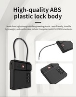 Serrure à combinaison mécanique Sinovo avec traqueur GPS mondial TSA007 compatible Apple Find My et Android pour valise